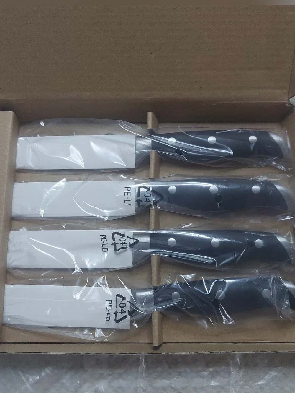 NEW! Quince- German Stainless Steel Steak Knife Set Of 4! (Z30)